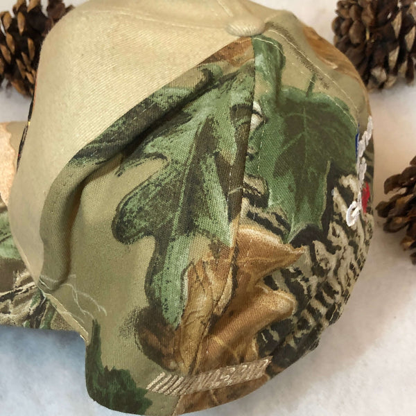 Vintage NASCAR Dale Earnhardt Bass Pro Shops Camouflage Snapback Hat