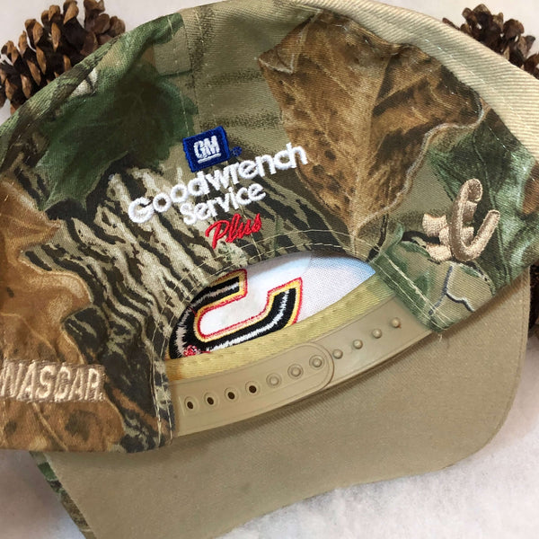 Vintage NASCAR Dale Earnhardt Bass Pro Shops Camouflage Snapback Hat