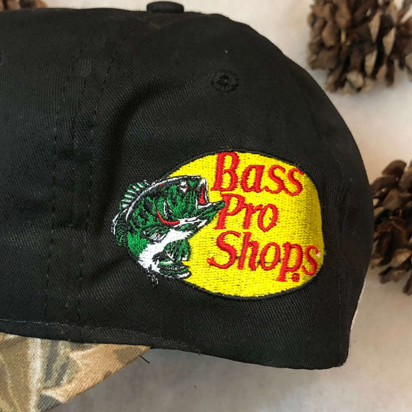 Vintage NASCAR Dale Earnhardt Bass Pro Shops Camo Brim Twill Snapback Hat