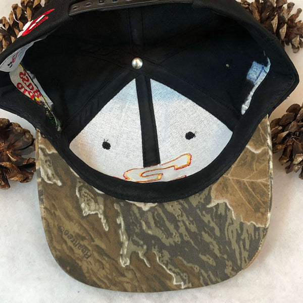 Vintage NASCAR Dale Earnhardt Bass Pro Shops Camo Brim Twill Snapback Hat