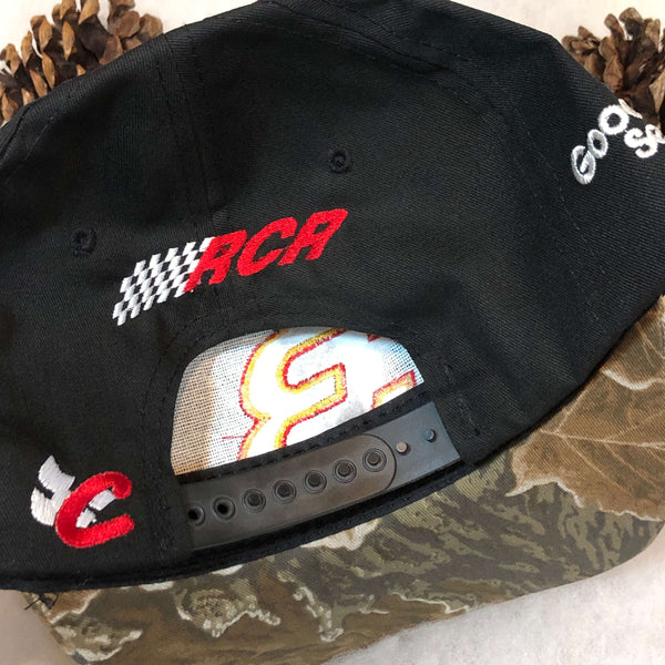 Vintage NASCAR Dale Earnhardt Bass Pro Shops Camo Brim Twill Snapback Hat
