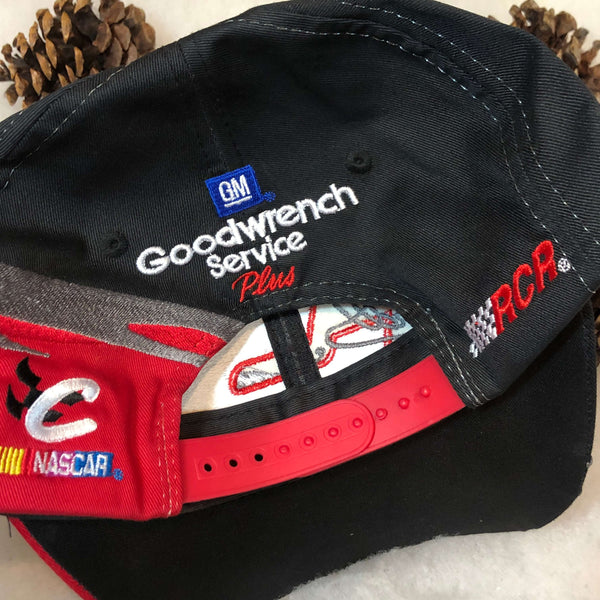 Vintage NASCAR Dale Earnhardt Goodwrench Service Swoosh Twill Snapback Hat