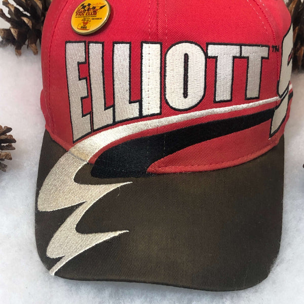 Vintage NASCAR Bill Elliott Dodge Racing Chase Authentics Twill Snapback Hat