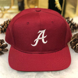 Vintage NCAA Alabama Crimson Tide New Era Wool Snapback Hat