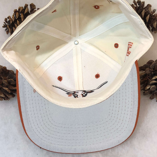 Vintage NCAA Texas Longhorns Top of the World Twill Fitted Hat 7 1/8