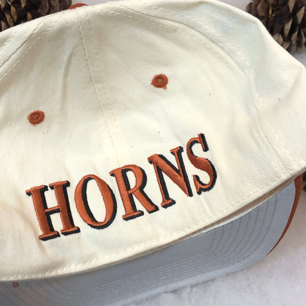 Vintage NCAA Texas Longhorns Top of the World Twill Fitted Hat 7 1/8