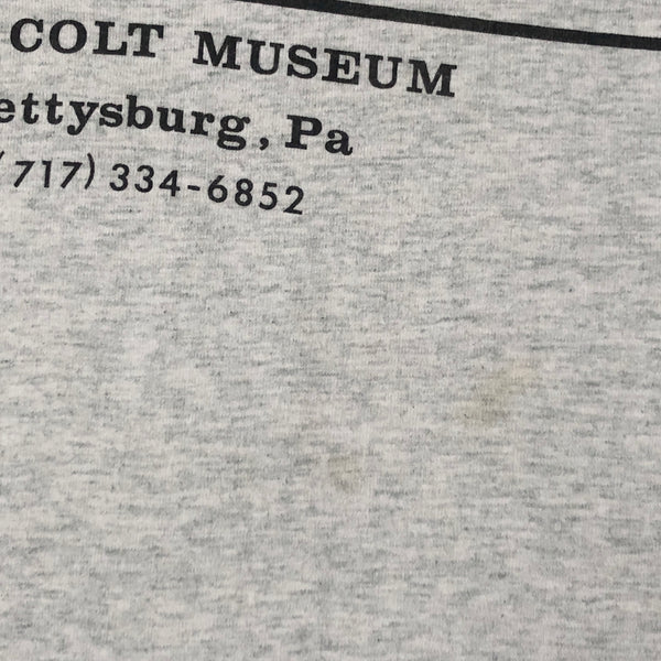 Vintage Sam Colt "Made All Men Equal" Gettysburg Pennsylvania Museum T-Shirt (XL)