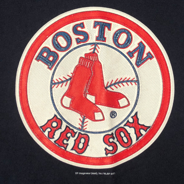 Vintage 2001 MBL Boston Red Sox Circle Logo T-Shirt (XL)