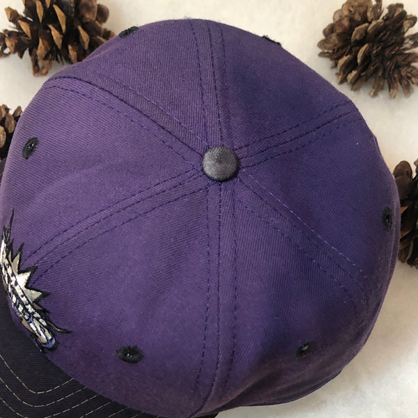 Vintage NBA Sacramento Kings New Era Wool Snapback Hat