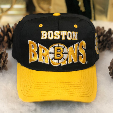 Vintage NHL Boston Bruins The G Cap Twill Snapback Hat