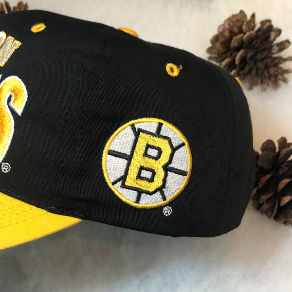 Vintage NHL Boston Bruins The G Cap Twill Snapback Hat