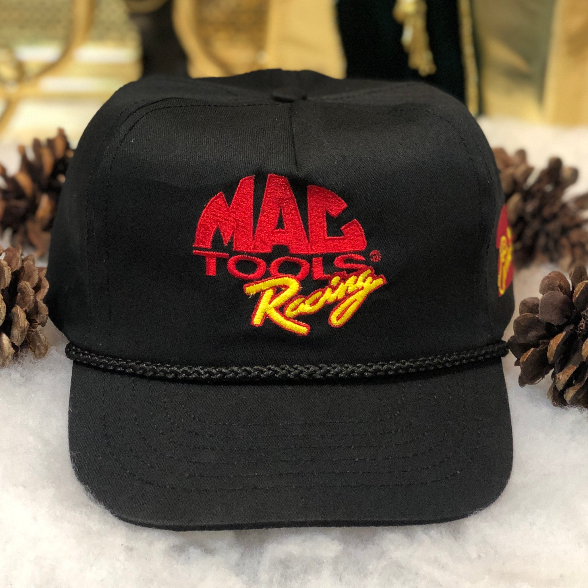 Vintage NASCAR Mac Tools Racing Ernie Irvan Twill Snapback Hat