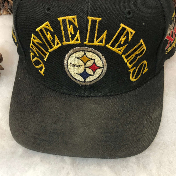 Vintage NFL Pittsburgh Steelers Annco Championships Wool Snapback Hat