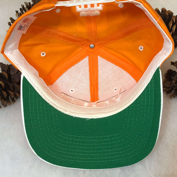 Vintage NCAA Tennessee Volunteers The Game Split Bar Twill Snapback Hat