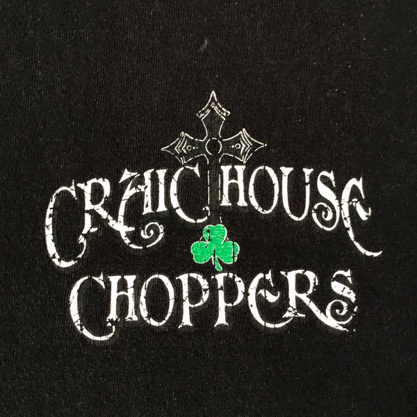 Craic House Choppers Irish Kerry Ireland Motorcycles T-Shirt (L)