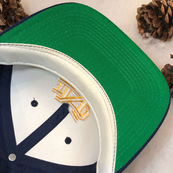 Vintage NCAA Notre Dame Fighting Irish NBC Sports Wool Snapback Hat