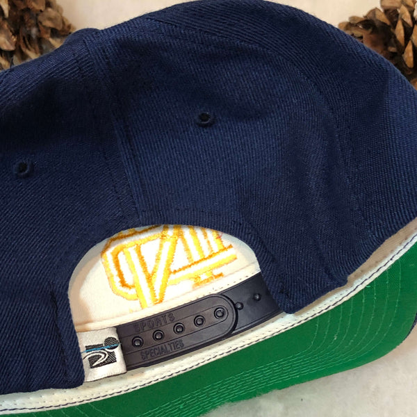 Vintage NCAA Notre Dame Fighting Irish NBC Sports Wool Snapback Hat