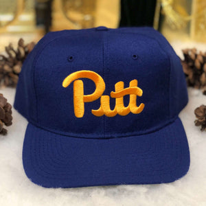 Vintage NCAA Pittsburgh Panthers New Era Wool Snapback Hat