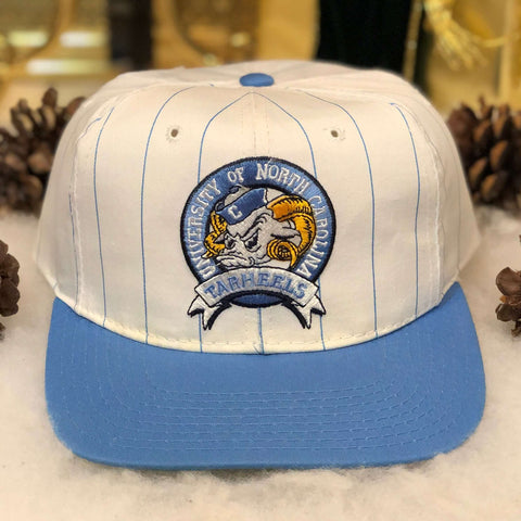 Vintage NCAA UNC North Carolina Tar Heels Starter Pinstripe Twill Snapback Hat