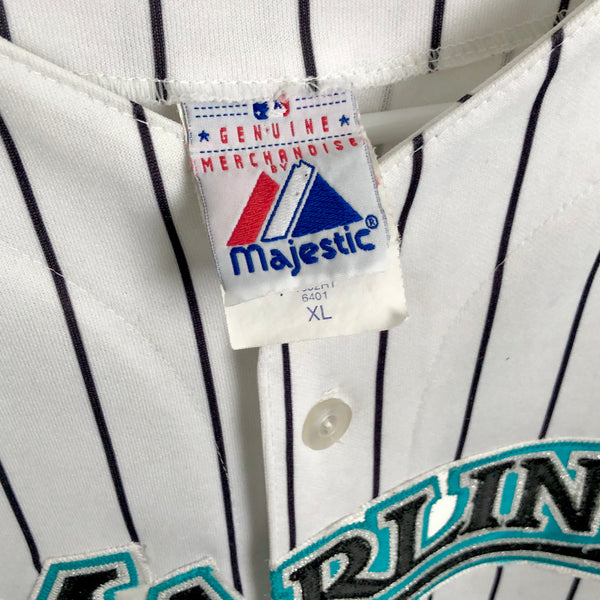 Vintage MLB Florida Marlins Ivan "Pudge" Rodriguez *YOUTH* Jersey