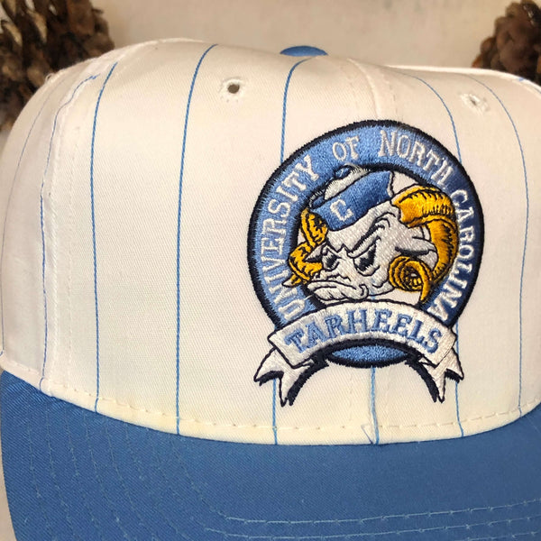 Vintage NCAA UNC North Carolina Tar Heels Starter Pinstripe Twill Snapback Hat