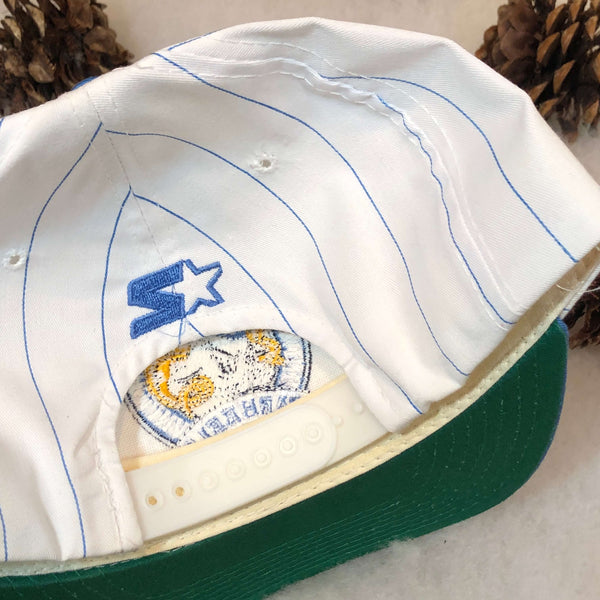 Vintage NCAA UNC North Carolina Tar Heels Starter Pinstripe Twill Snapback Hat