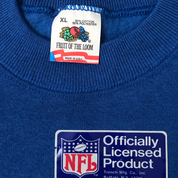 Vintage Deadstock NWOT NFL New York Giants 1990 World Champions Crewneck Sweatshirt (XL)