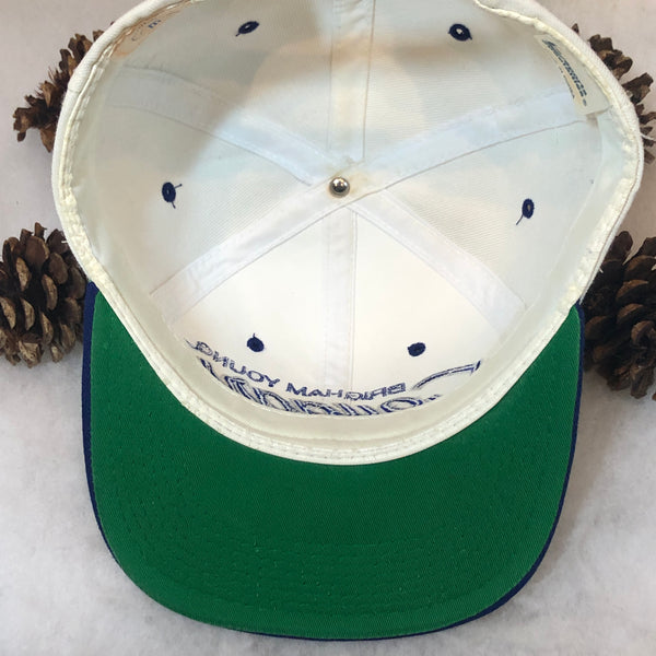 Vintage NCAA BYU Brigham Young Cougars Sports Specialties Script Wool Snapback Hat