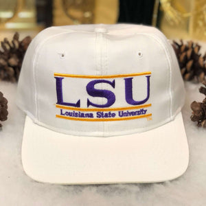 Vintage NCAA LSU Louisiana State Tigers The Game Split Bar Twill Snapback Hat