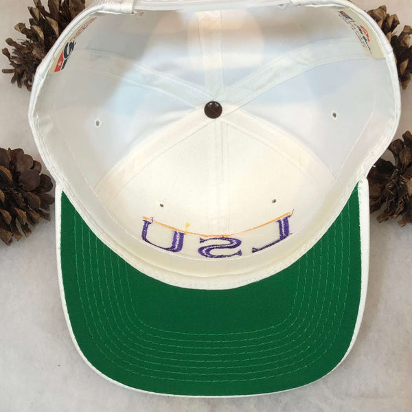 Vintage NCAA LSU Louisiana State Tigers The Game Split Bar Twill Snapback Hat