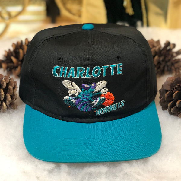 Vintage NBA Charlotte Hornets The G Cap YoungAn Twill Snapback Hat
