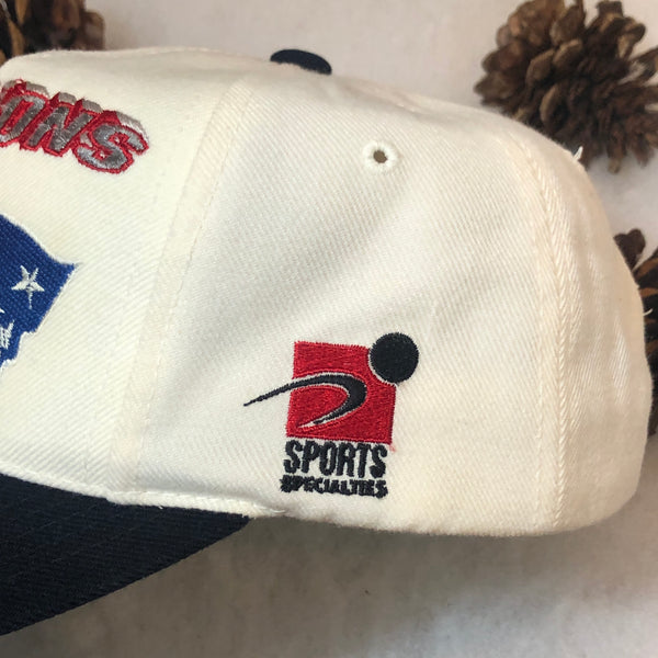 Vintage NFL New England Patriots 1996 AFC Champions Sports Specialties Shadow Snapback Hat