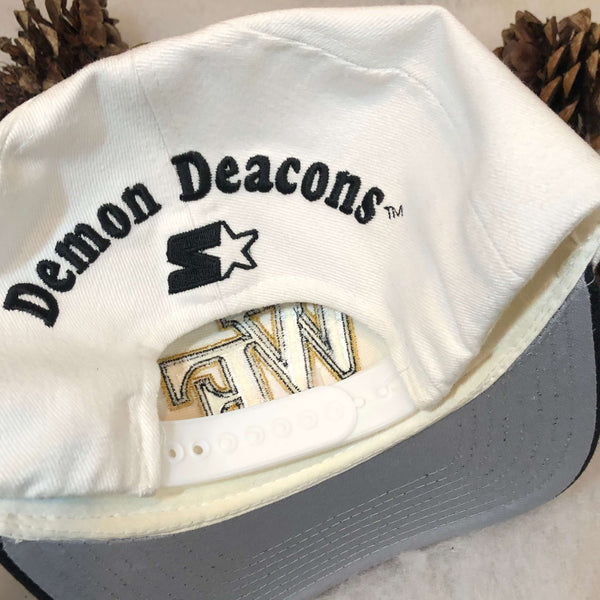 Vintage NCAA Wake Forest Demon Deacons Starter Snapback Hat