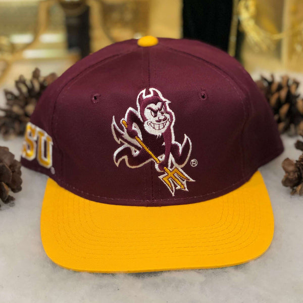 Vintage NCAA ASU Arizona State Sun Devils Sports Specialties Backscript Twill Snapback Hat