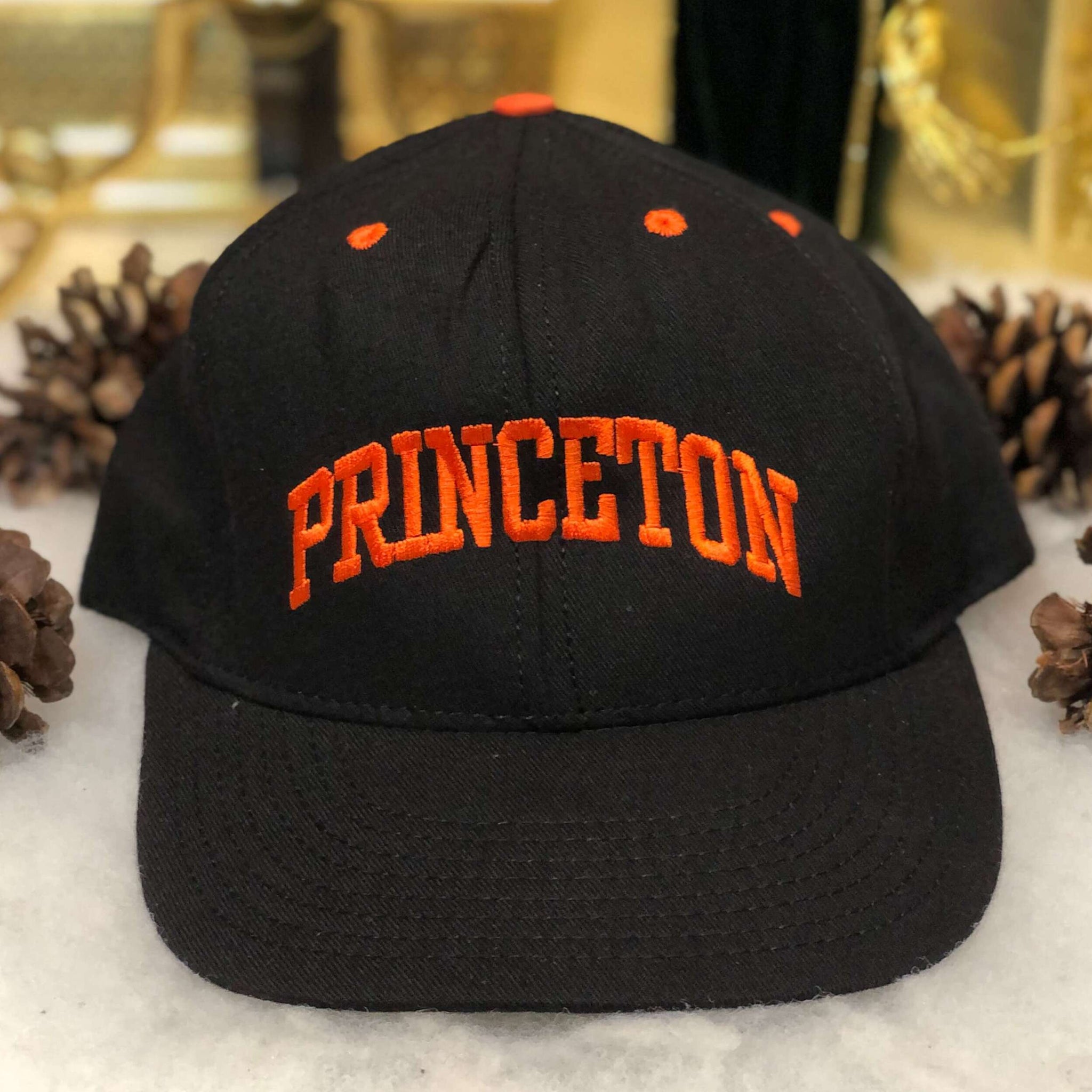 Vintage NCAA Princeton Tigers Wool Fitted Hat 7 1/8