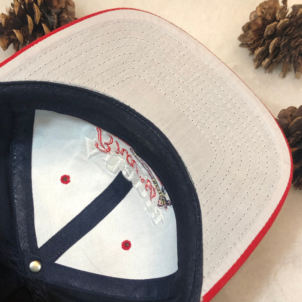 Vintage MLB Atlanta Braves Twins Enterprise Bar Line Twill Snapback Hat