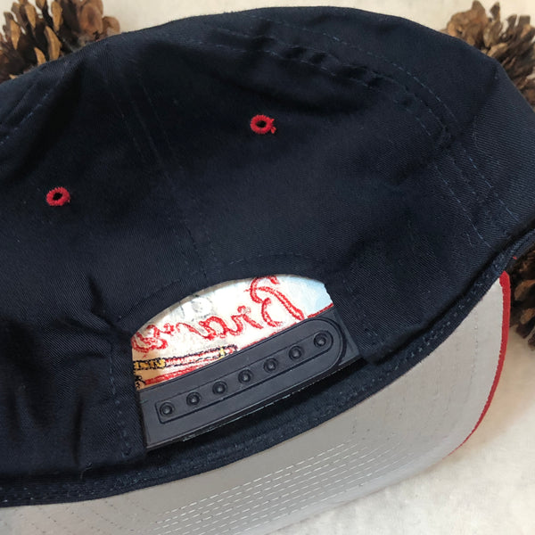 Vintage MLB Atlanta Braves Twins Enterprise Bar Line Twill Snapback Hat