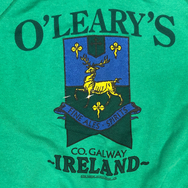 Vintage 1988 O'Leary's Fine Ale Galway Ireland Crewneck Sweatshirt (S)