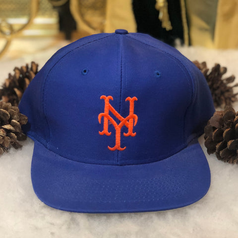 Vintage Deadstock NWOT MLB New York Mets Logo 7 Twill Snapback Hat