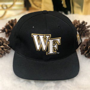 Vintage NCAA Wake Forest Deacons Sports Specialties Plain Logo Wool Snapback Hat