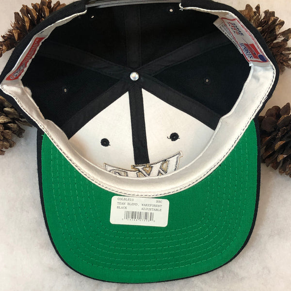 Vintage NCAA Wake Forest Deacons Sports Specialties Plain Logo Wool Snapback Hat