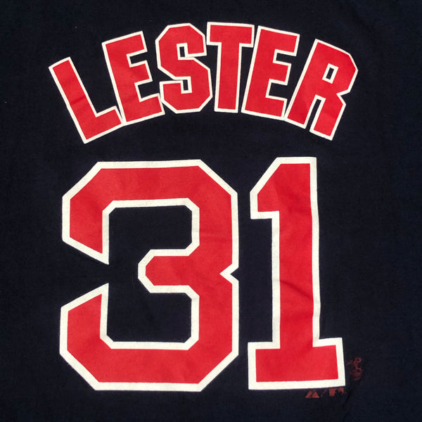 MLB Boston Red Sox Jon Lester Jersey T-Shirt (XXL)