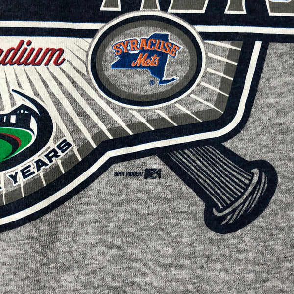 2020 MiLB Pawtucket Red Sox McCoy Stadium Final Game Vs. Syracuse Mets T-Shirt (XXL)