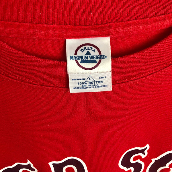 Vintage 2004 MLB Boston Red Sox Derek Lowe Jersey T-Shirt (L)
