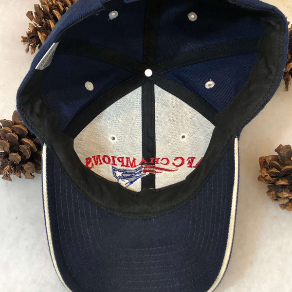 Vintage 2001 NFL New England Patriots AFC Champions Wool Strapback Hat