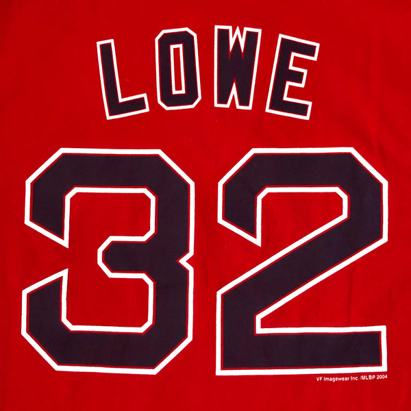 Vintage 2004 MLB Boston Red Sox Derek Lowe Jersey T-Shirt (L)