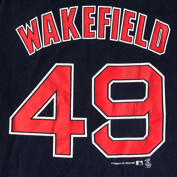 2007 MLB Boston Red Sox Tim Wakefield Jersey T-Shirt (M)