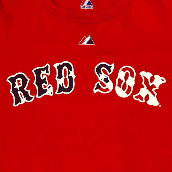 2010 MLB Boston Red Sox Dustin Pedroia USA Flag July 4th Stars & Stripes Jersey T-Shirt (XL