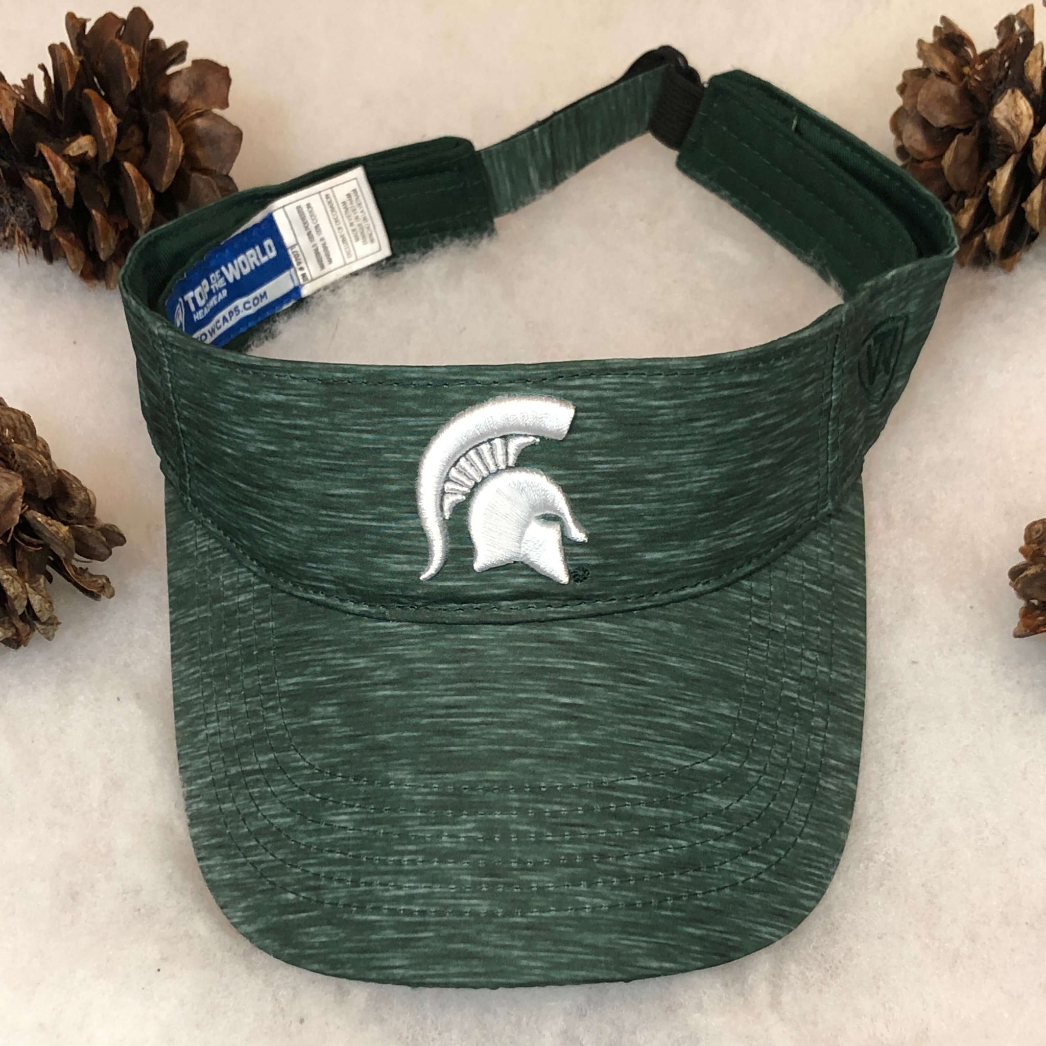 NCAA Michigan State Spartans Top of the World Visor Hat