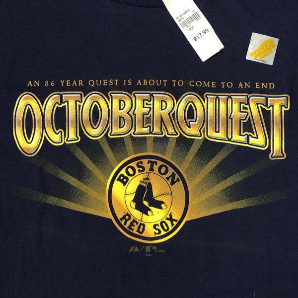 Deadstock NWT MLB Boston Red Sox 2004 OctoberQuest T-Shirt (M)